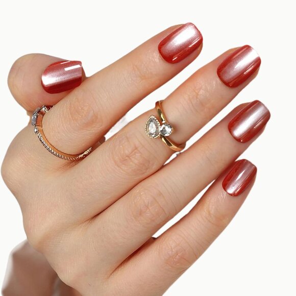 Sunset-SheSlay Soft Gel Press-On Nails – 30pcs Full Kit - Picture 4 of 5